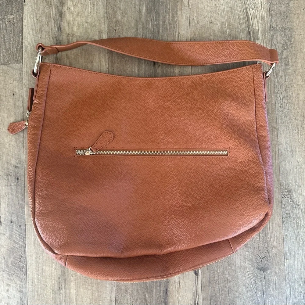 Laggo | Women's The Taylor Hobo Genuine Leather Bag British Tan